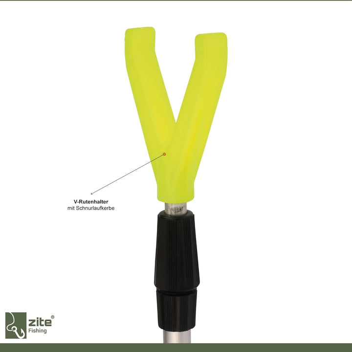 Zite Fishing Teleskop Rutenhalter Angel 75-135cm – Angelzubehör Rutenauflage Forellen &amp; Karpfen Fisc