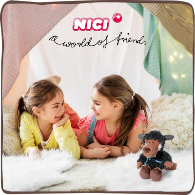 NICI Kuscheltier Wolf Jolly Hugo sitzend 25 cm I Plüschtier für Mädchen, Jungen & Babys I Flauschige