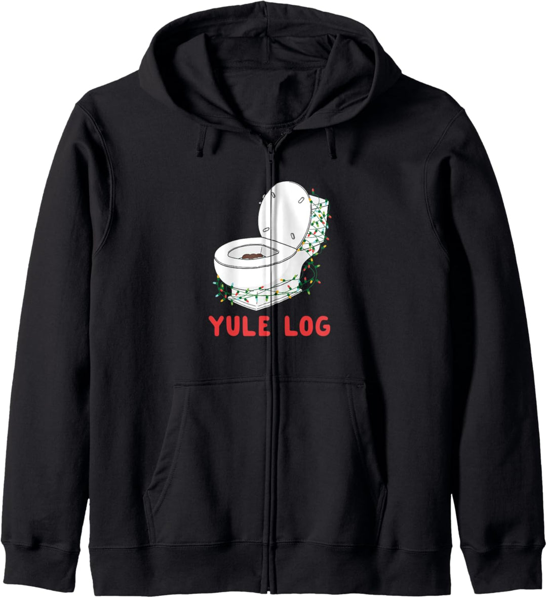 Christmas Yule Log Festive Toilet Bowl Floater Funny Kapuzenjacke