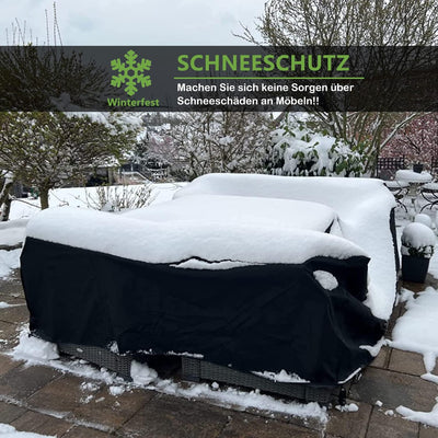 Enzeno Abdeckung Gartenmöbel wasserdichte, 420D Oxford-Gewebe Loungemöbel Abdeckung, Abdeckplane Gar