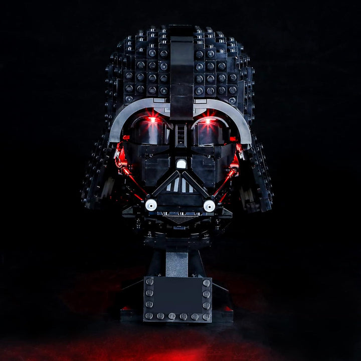 BRIKSMAX Led Beleuchtungsset für Lego Star Wars Vader Helm Bauset - Compatible with Lego 75304 Baust