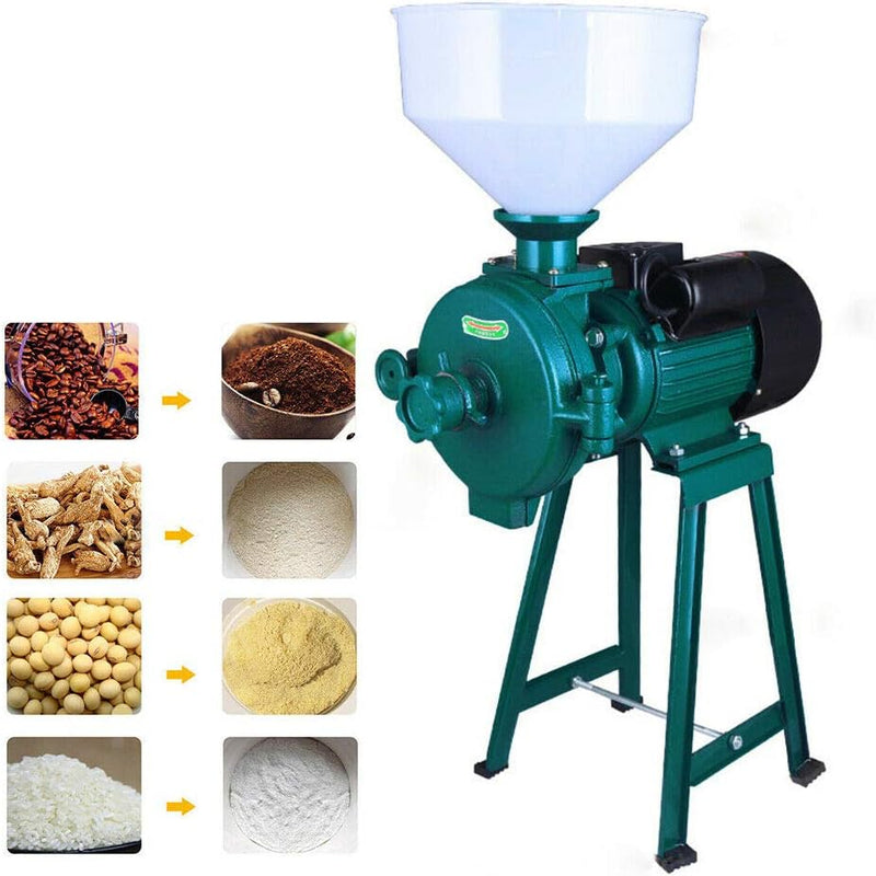 Kornmühle Getreidemühle Elektrisch Schrotmühle Für Getreide Haushaltsmühle Mit 1500 Watt Leistung El