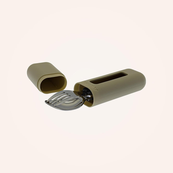 akinod – Magnetisches Besteck 12:34 Good Vibes - Gabel + Messer + Löffel – Edelstahl – Magnetische V
