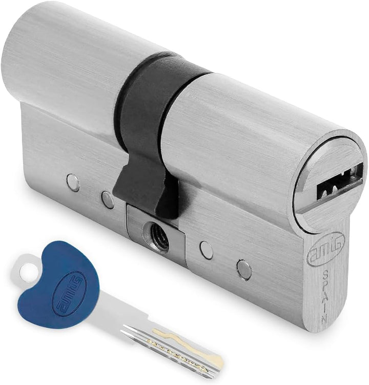 Amig - Sicherheitszylinder - Modell 20000 - Hergestellt aus Messing - Masse: 80 mm (40-40) - Bietet