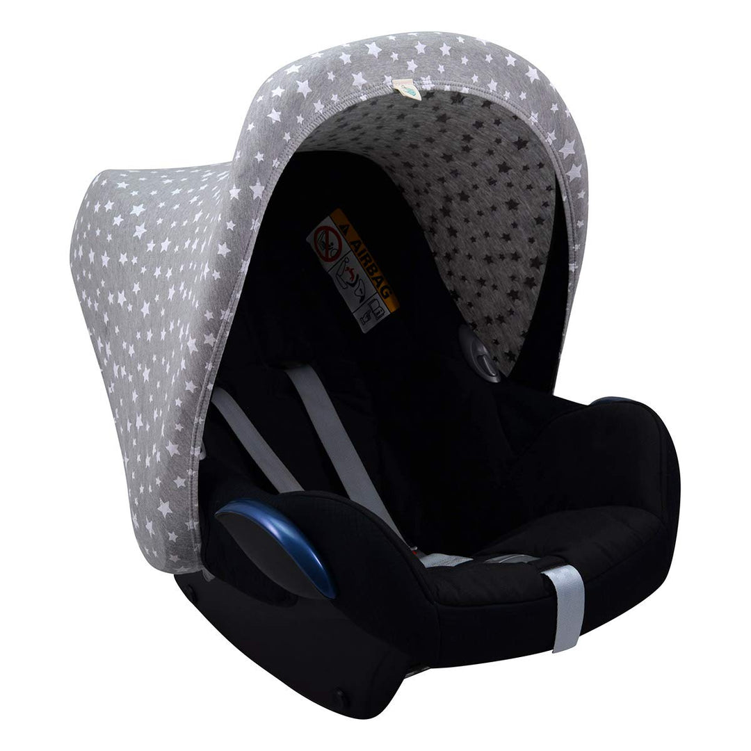 JYOKO KIDS Universal Sonnenverdeck kompatibel mit Maxi Cosi Gr 0 (White Star), White Star