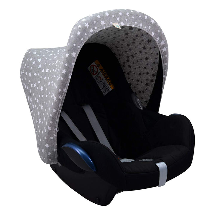 JYOKO KIDS Universal Sonnenverdeck kompatibel mit Maxi Cosi Gr 0 (White Star), White Star