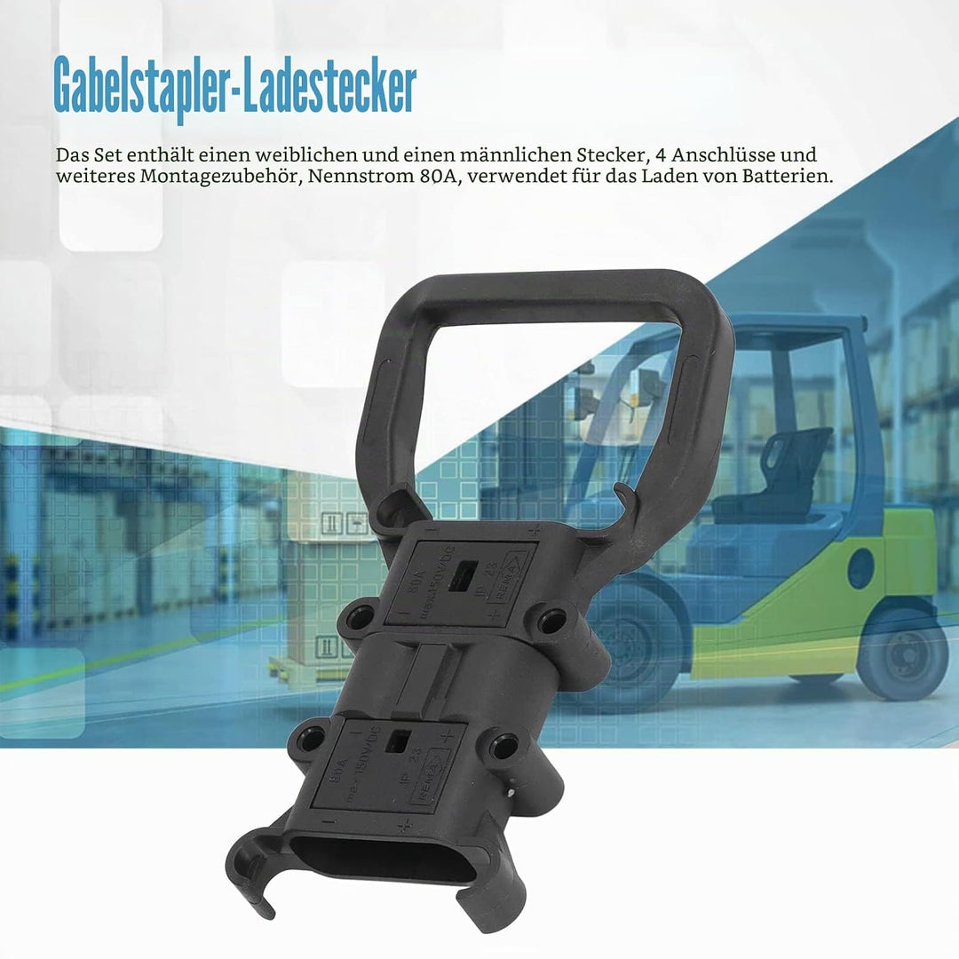 80A Elektro-Gabelstapler Stromanschluss Batterielade Schnelltrennstecker Männlich Weiblich Stecker m