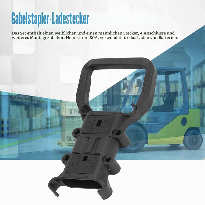 80A Elektro-Gabelstapler Stromanschluss Batterielade Schnelltrennstecker Männlich Weiblich Stecker m