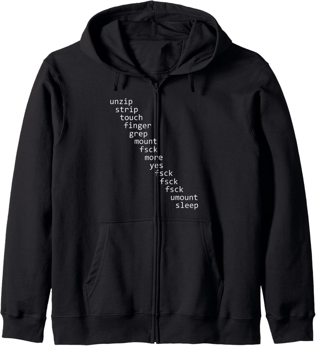 Unix Linux Sys Admin Sexy Shell Script Programmierer Kapuzenjacke