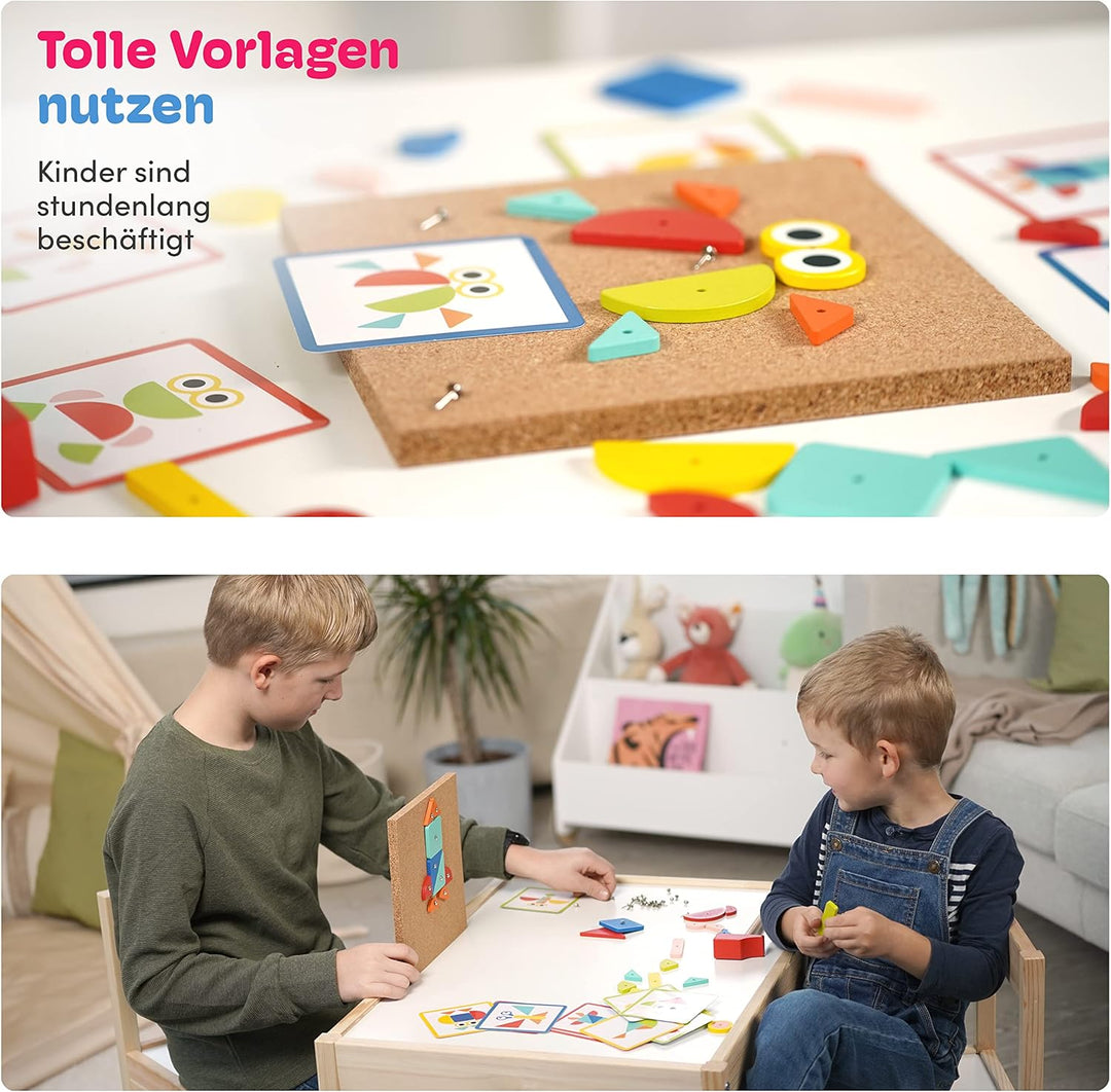 CUBIDI® Kreatives Montessori Hämmerchenspiel - Süsses Hammerspiel für Kinder ab 3 Jahre - Spiele ab