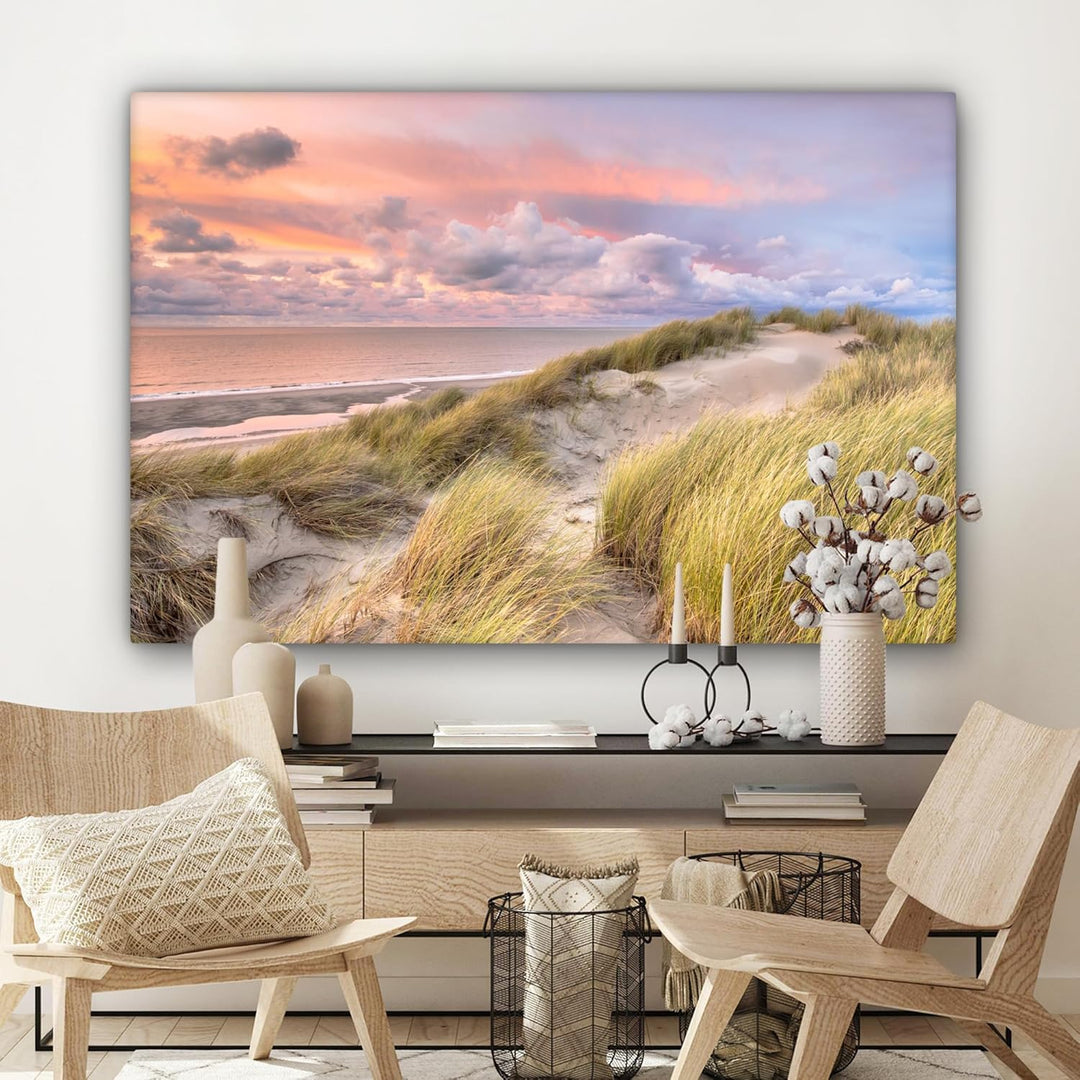 MuchoWow© Bild auf Leinwand Gross 120x80 cm XXL Gemälde Leinwandbild Dekoration Wohnzimmer Bilder Wa