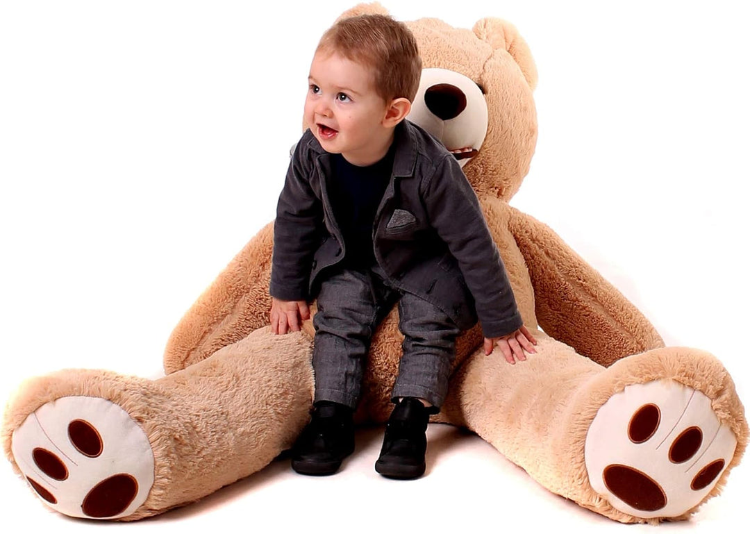 Teddybär Gross 100 cm - Baby Kuscheltiere Riesen Teddy - Kuscheltier Für Babys - Plüschtier Grosser