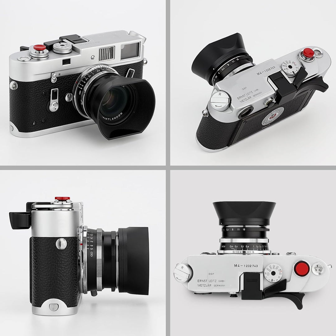 Haoge LH-VM12 Gegenlichtblende mit Bajonettsockel aus Metall, für Voigtlander 35 mm f2 1:2/35 Ultron