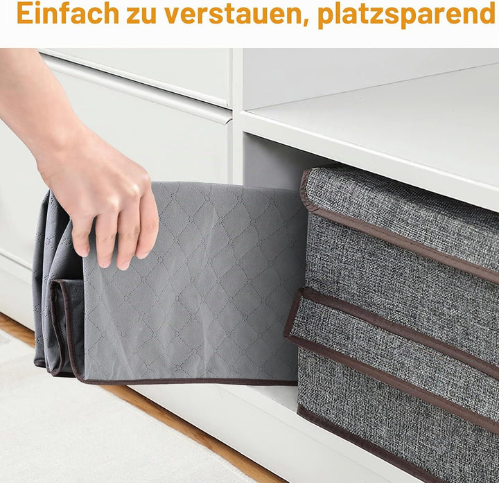 AiQInu Aufbewahrungstasche Gross 90L, 3 Stück Faltbare Kleideraufbewahrung mit Verstärkt Griff, Aufb
