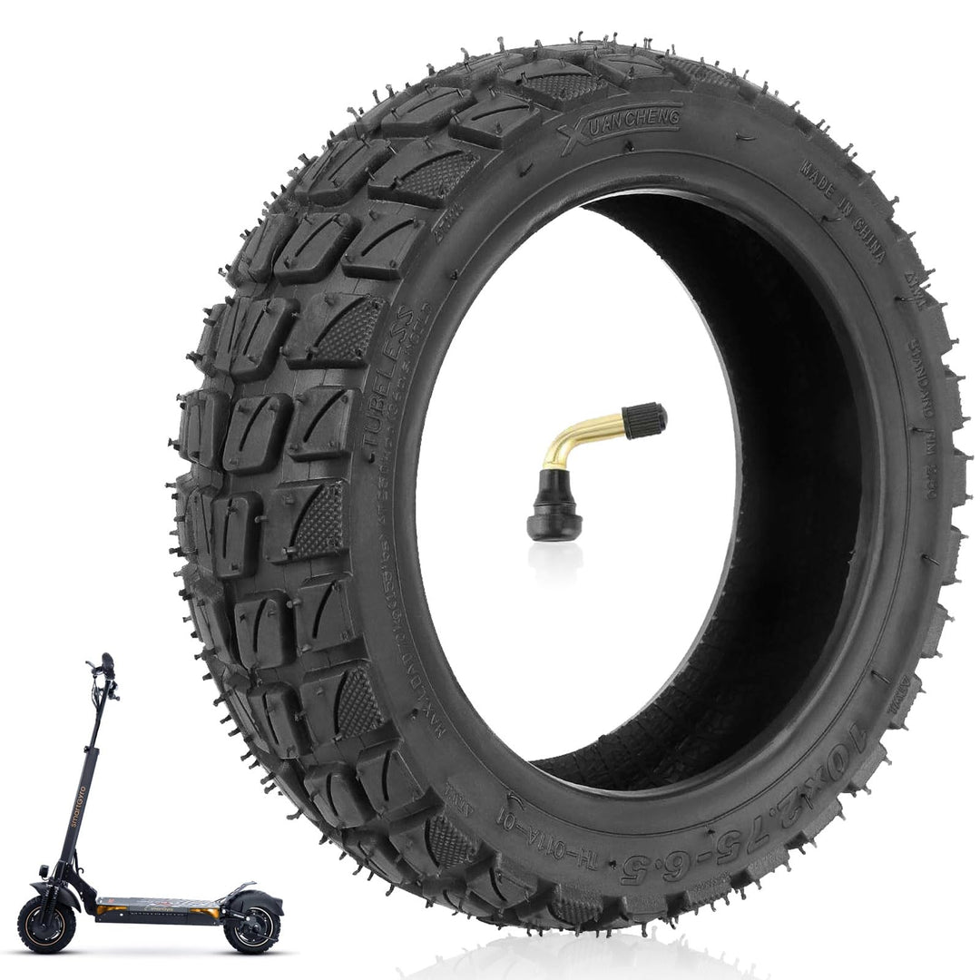 10x2,75-6,5 Off-Road Tubeless Reifen für Kugookirin G3, Kukirin G2 Master (ab August 2025) Elektroro