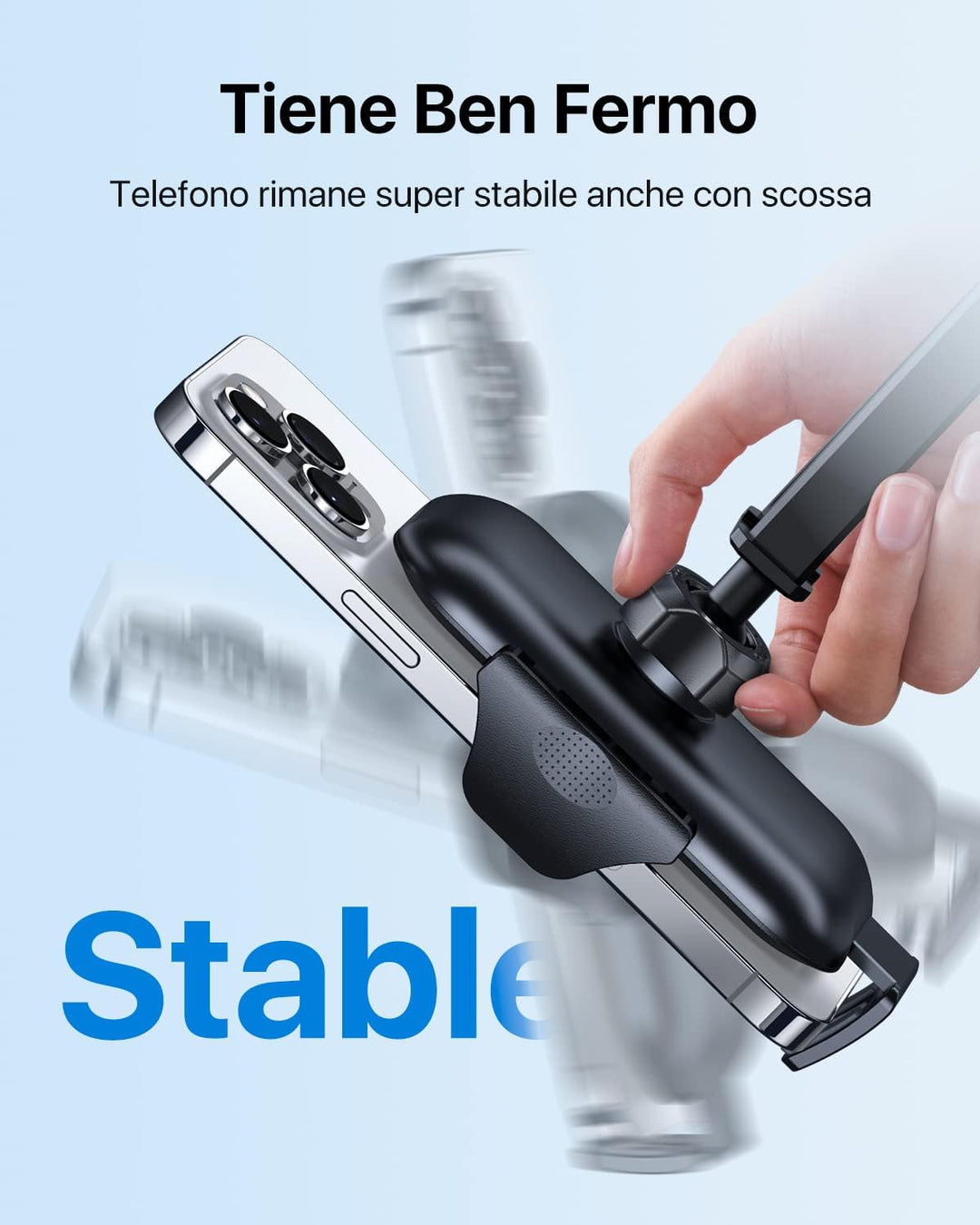 andobil Auto Handyhalter [2022 Sehr stabil und stossfest] 3 in 1 Halterung für Auto 360° drehbar Aut