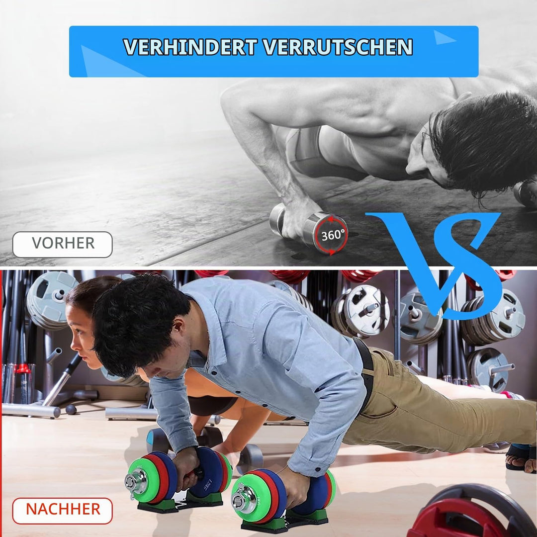 4 Stück Rack Hantel Bodenschutz Fitness, Gym Hantel Storage Rack, Kurzhantelablage Klein Kurzhantel,