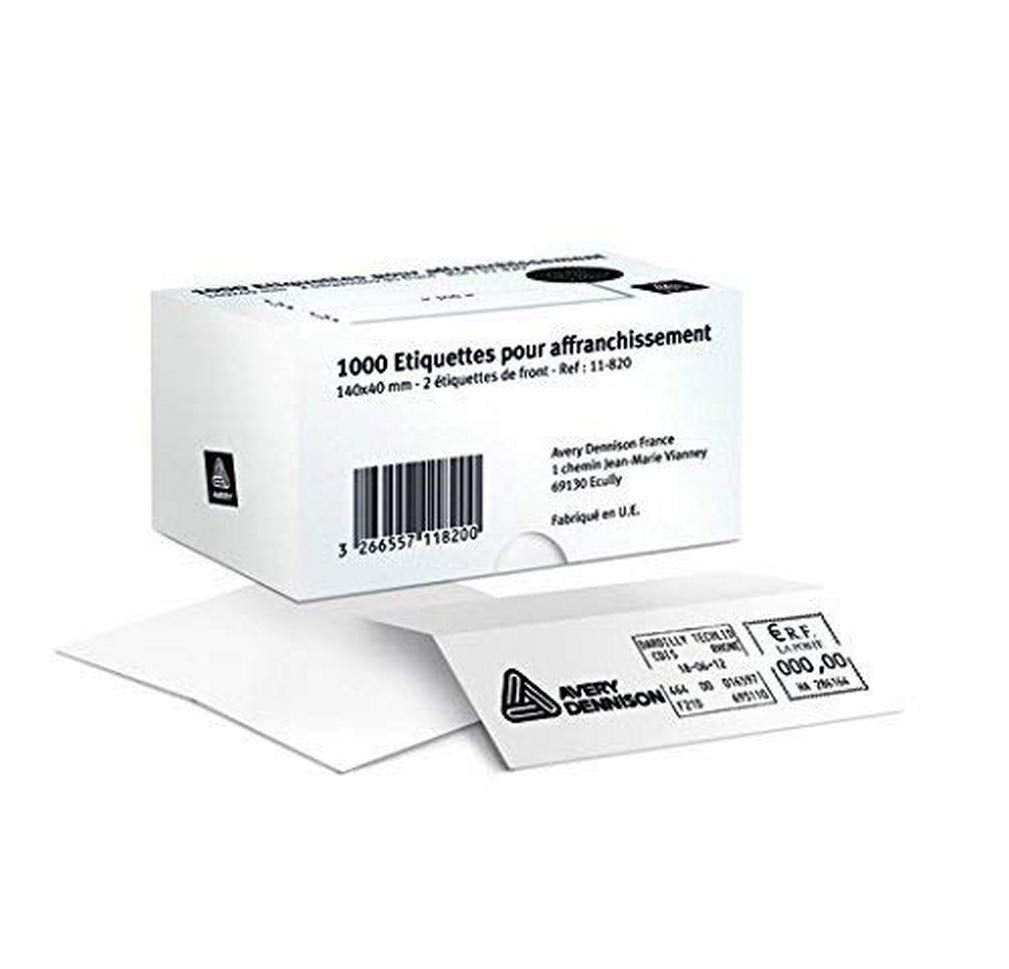 Avery Frankieretiketten zweifach 175 x 45 mm in Schachtel 1.000 Stück