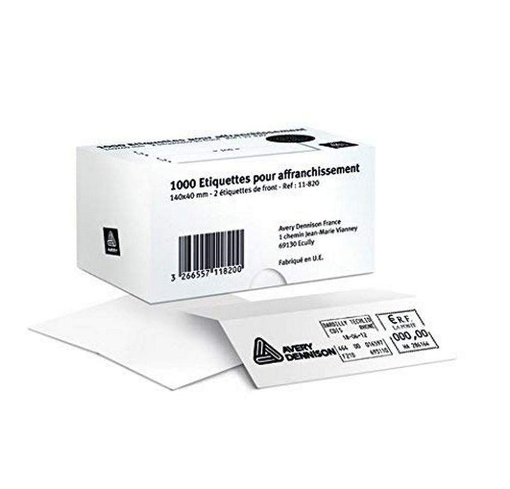Avery Frankieretiketten zweifach 175 x 45 mm in Schachtel 1.000 Stück