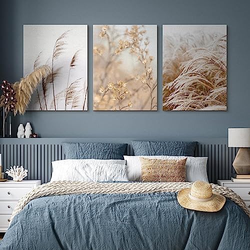 Muralo - Wandbilder Leinwand Set Aufhängefertig - Bilder für Wohnzimmer Schlafzimmer - Moderne Wandd