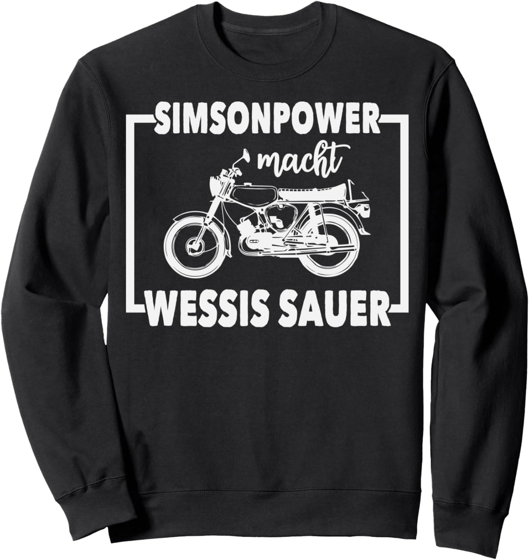 Simson-S51 Moped Oldtimer Design Sweatshirt