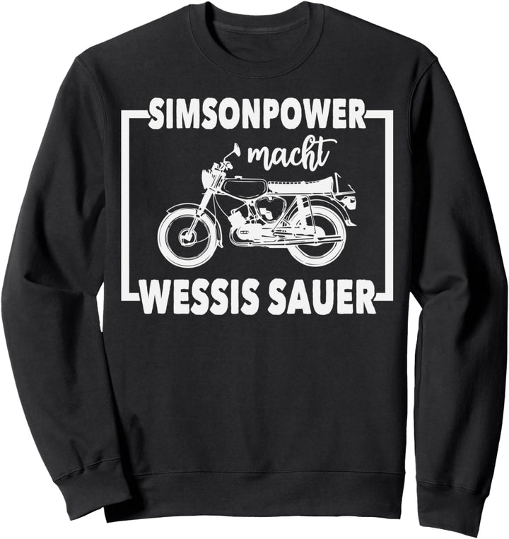 Simson-S51 Moped Oldtimer Design Sweatshirt
