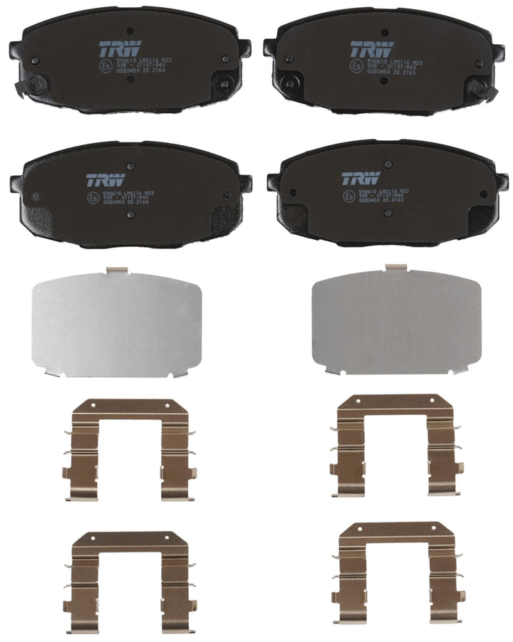 TRW GDB3450 Bremsbelagsatz, Scheibenbremse - (4-teilig)