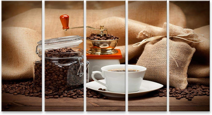 islandburner Bild auf Leinwand Krug Kaffee Kaffeetasse für Küche Bilder Wandbilder Poster Leinwand 1