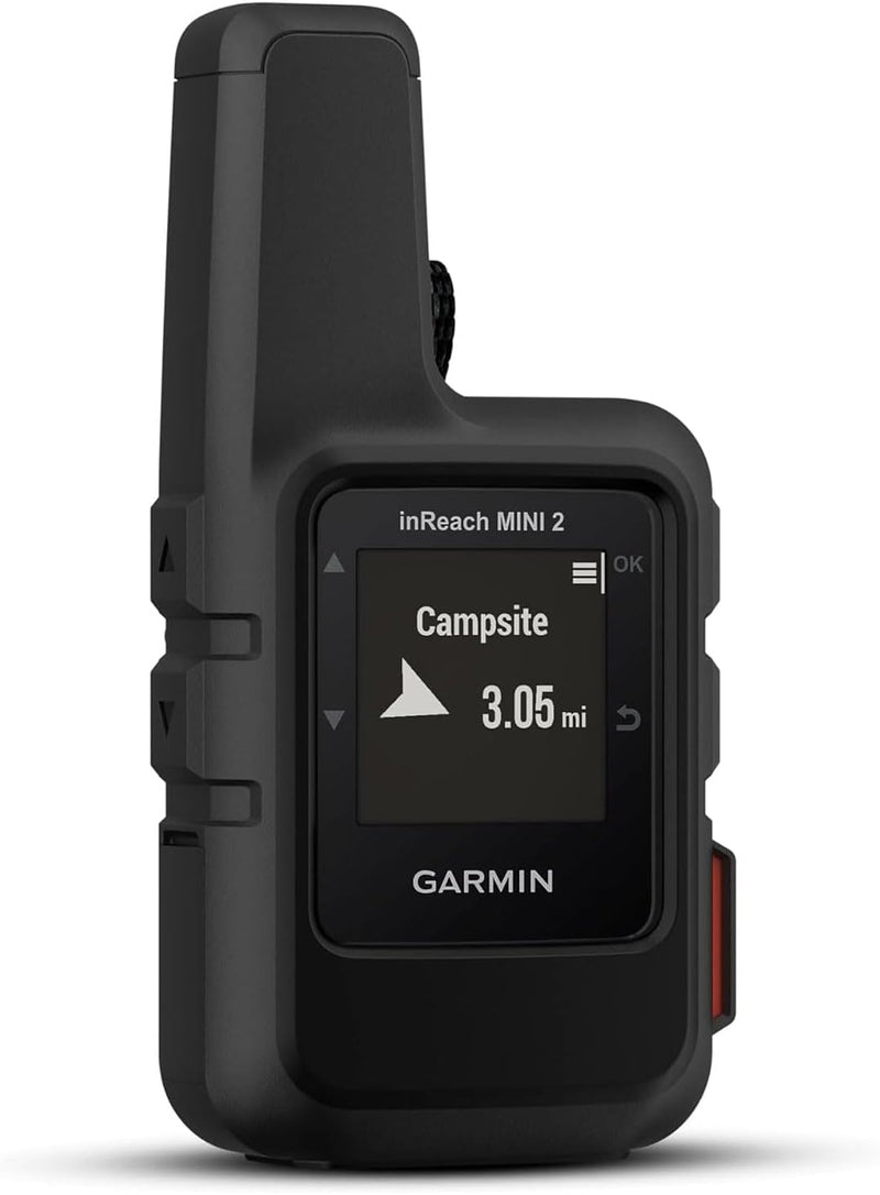 Garmin inReach Mini 2, Leichter und kompakter Satellitenkommunikator, Wandern Handheld, schwarz, Sch