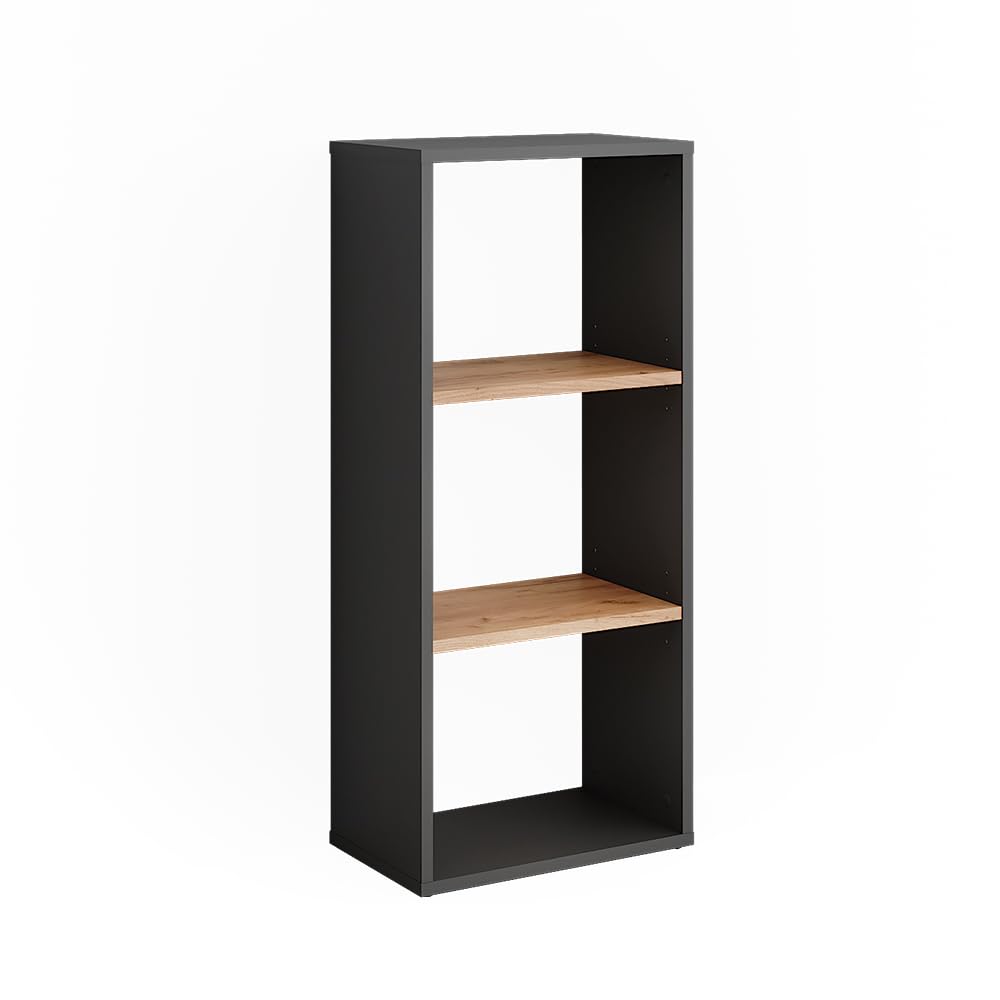 Vicco Standregal Orlando, Stauraumregal, Anthrazit/Goldkraft Eiche, 40 x 90.5 cm Anthrazit/Goldkraft