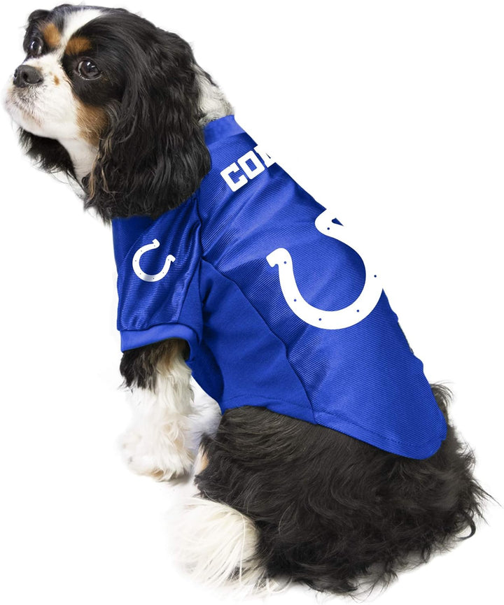 Littlearth NFL Indianapolis Colts Stretch Pet Jersey, Team-Farbe, Grösse M Indianapolis Colts M (Nec