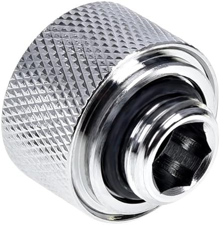 Alphacool 17378 Eiszapfen 16mm HardTube Anschraubtülle G1/4 - Chrome Sixpack Wasserkühlung Anschlüss