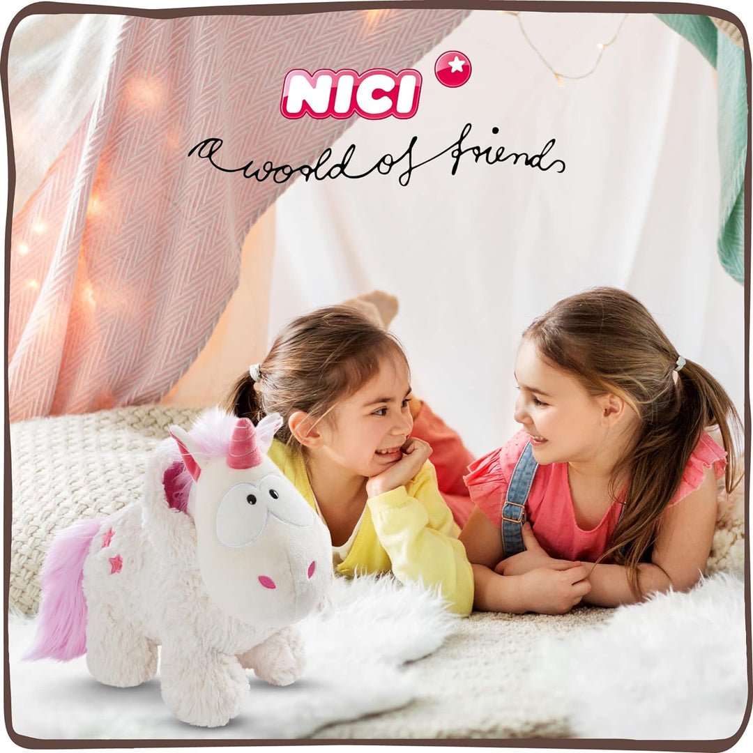 NICI Kuscheltier Einhorn Theodor im Schneeanzug 32 cm I Plüschtier für Mädchen, Jungen & Babys I Fla