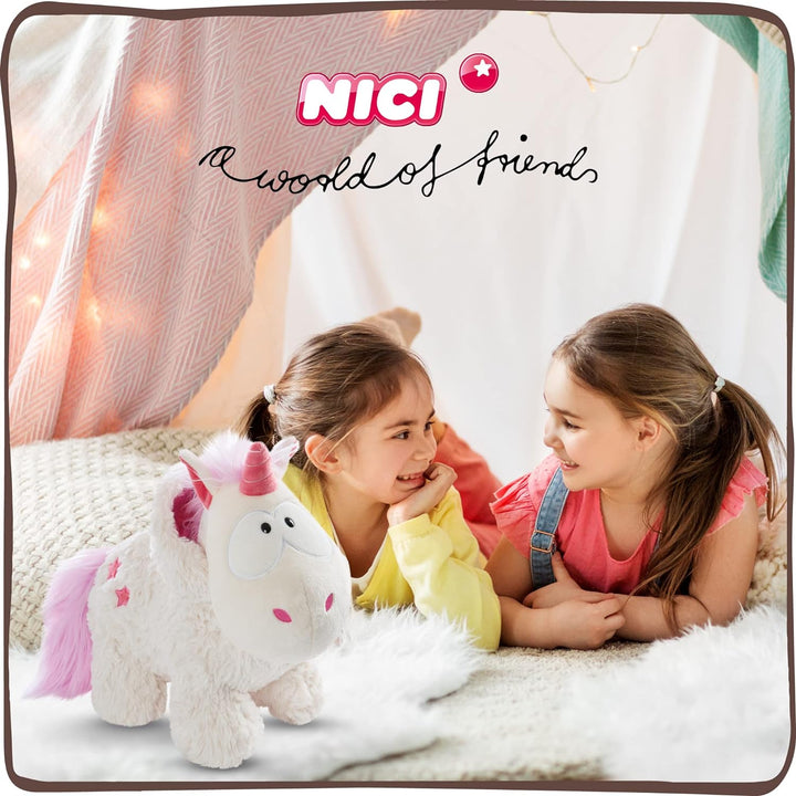 NICI Kuscheltier Einhorn Theodor im Schneeanzug 32 cm I Plüschtier für Mädchen, Jungen & Babys I Fla
