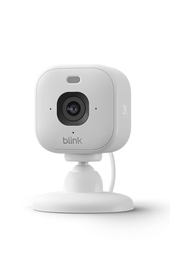 Blink Mini 2K+ (neueste Generation) Überwachungskamera für den Innenbereich | Sicherheitskamera mit