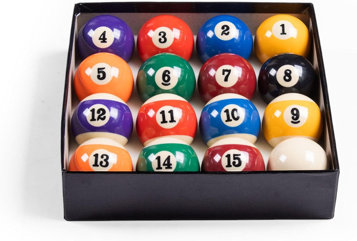 Billard Accessoires-Set Zubehörset Queues Kugeln Triangel Bürste Billardkreide Basic, Basic
