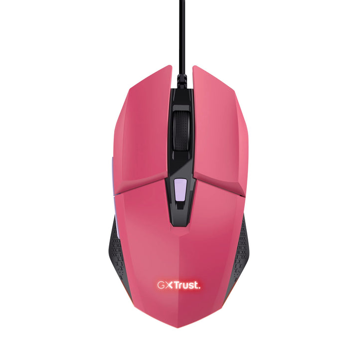 Trust Gaming GXT 109P Felox Gaming Maus mit 6 Programmierbare Tasten, Mehrfarbige LED-Beleuchtung, 2