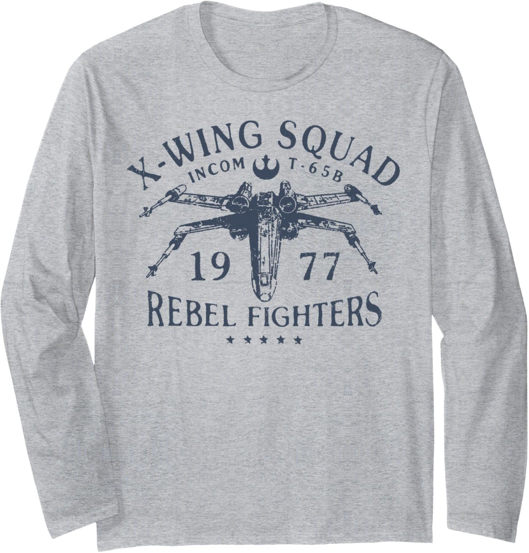 Star Wars X-Wing Squad 1977 Rebel Fighters Langarmshirt