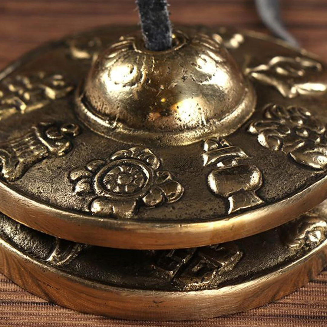 Tibetische Zimbeln - Entspannende Spirituelle National - Meditation und Yoga Ritual Instrument - Für