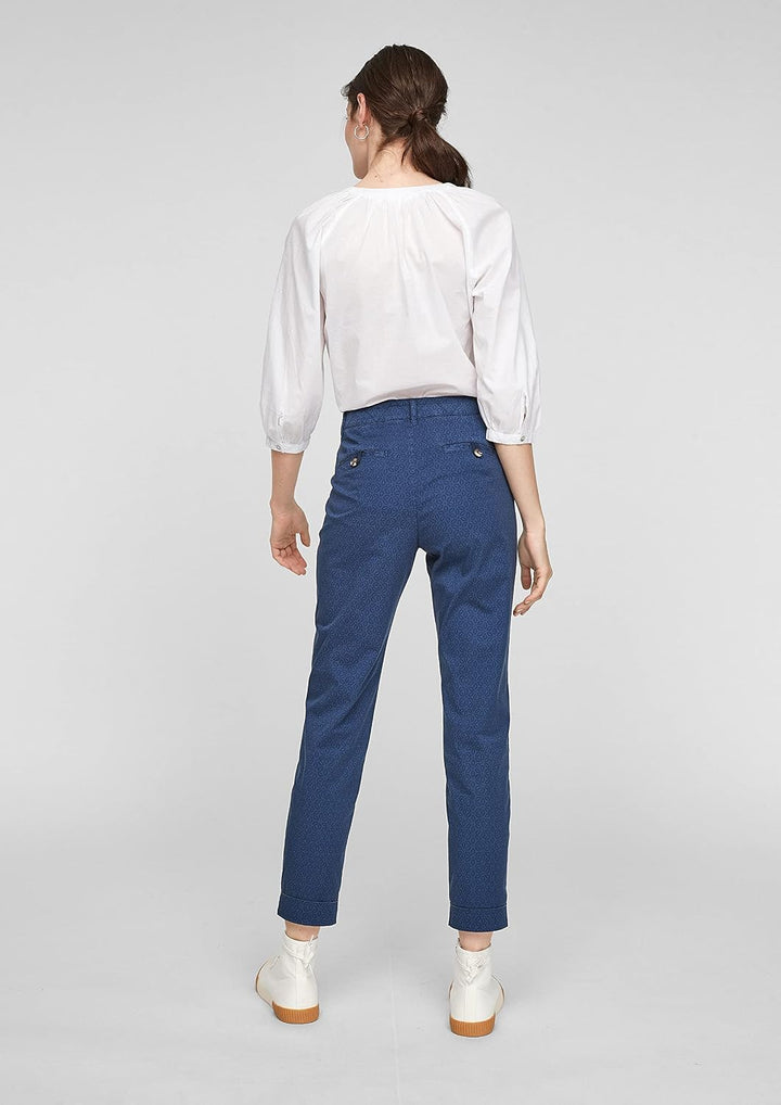 s.Oliver Damen Hose 120.10.104.18.180.2100484 44 Blau, 44 Blau