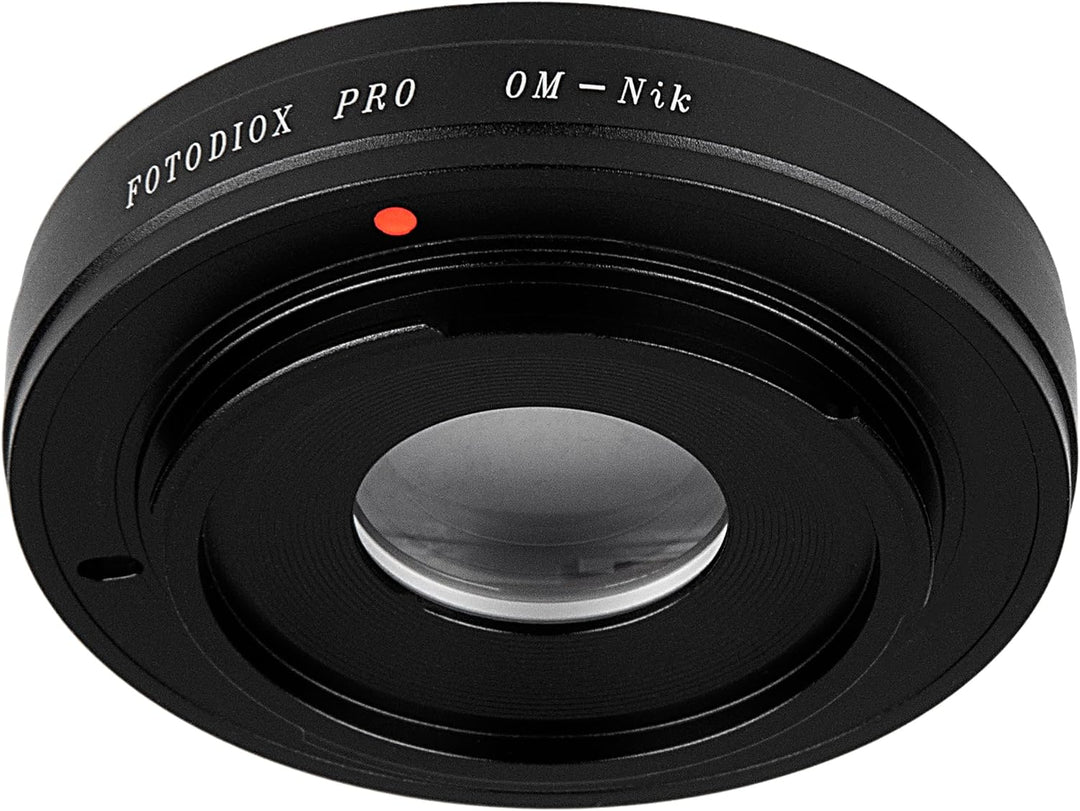Fotodiox Pro Lens Mount Adapter Compatible with Olympus OM 35mm Film Lenses on Nikon F-Mount Cameras