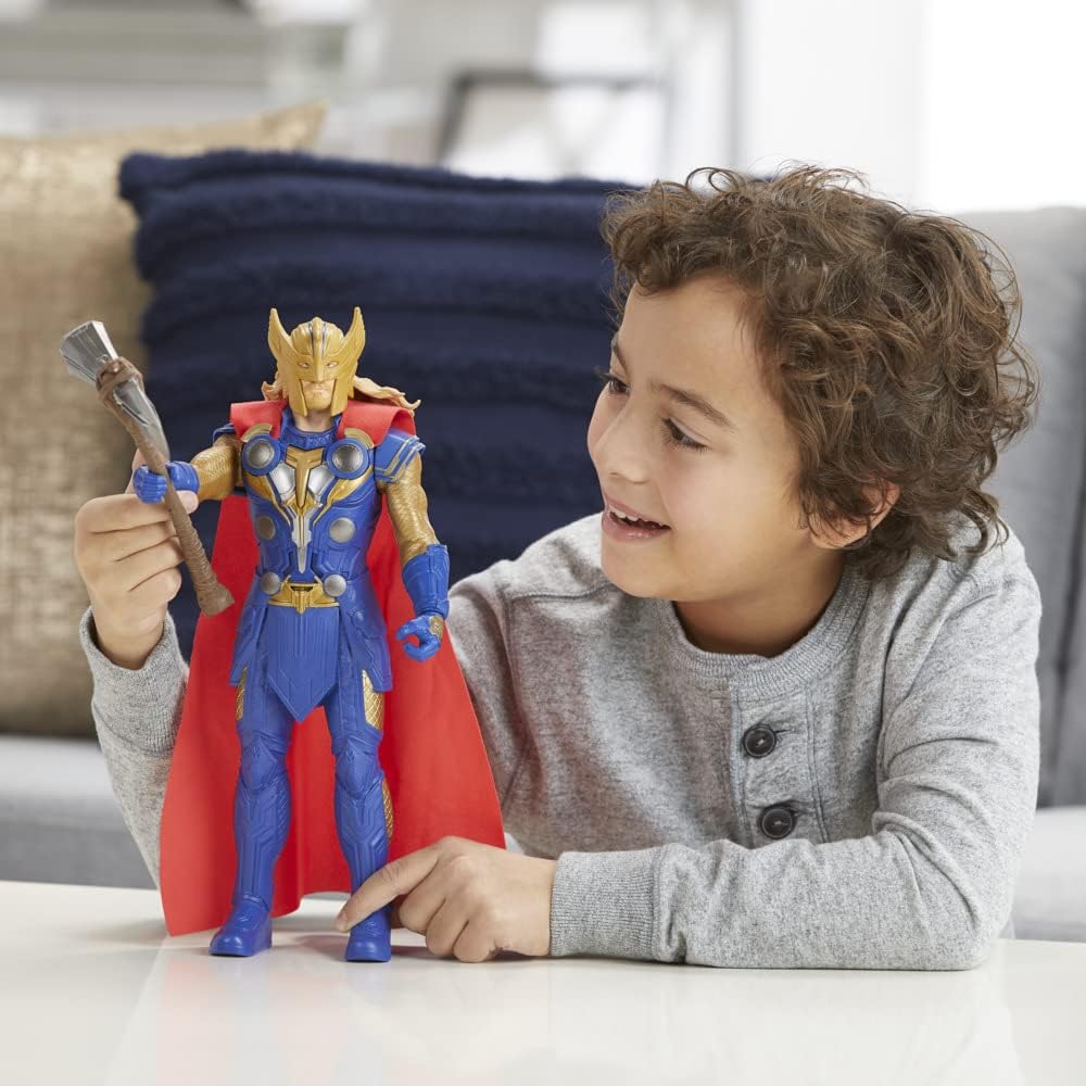 Marvel Studios' Thor: Love and Thunder Stormbreaker Strike Thor-Spielfigur, elektronische Figur 30 c