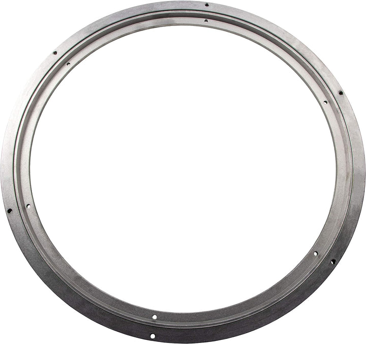 Gedotec Schwerlast-Drehbeschlag 360° Drehscheibe drehbar Ø 450 mm | Drehteller Stahl silber | Druckk
