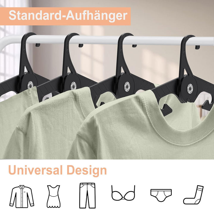 NICEDACK Premium Reisebügel Tragbare Klapp Kleiderbügel Super Bearing Collapsible Hanger Faltbare Kl