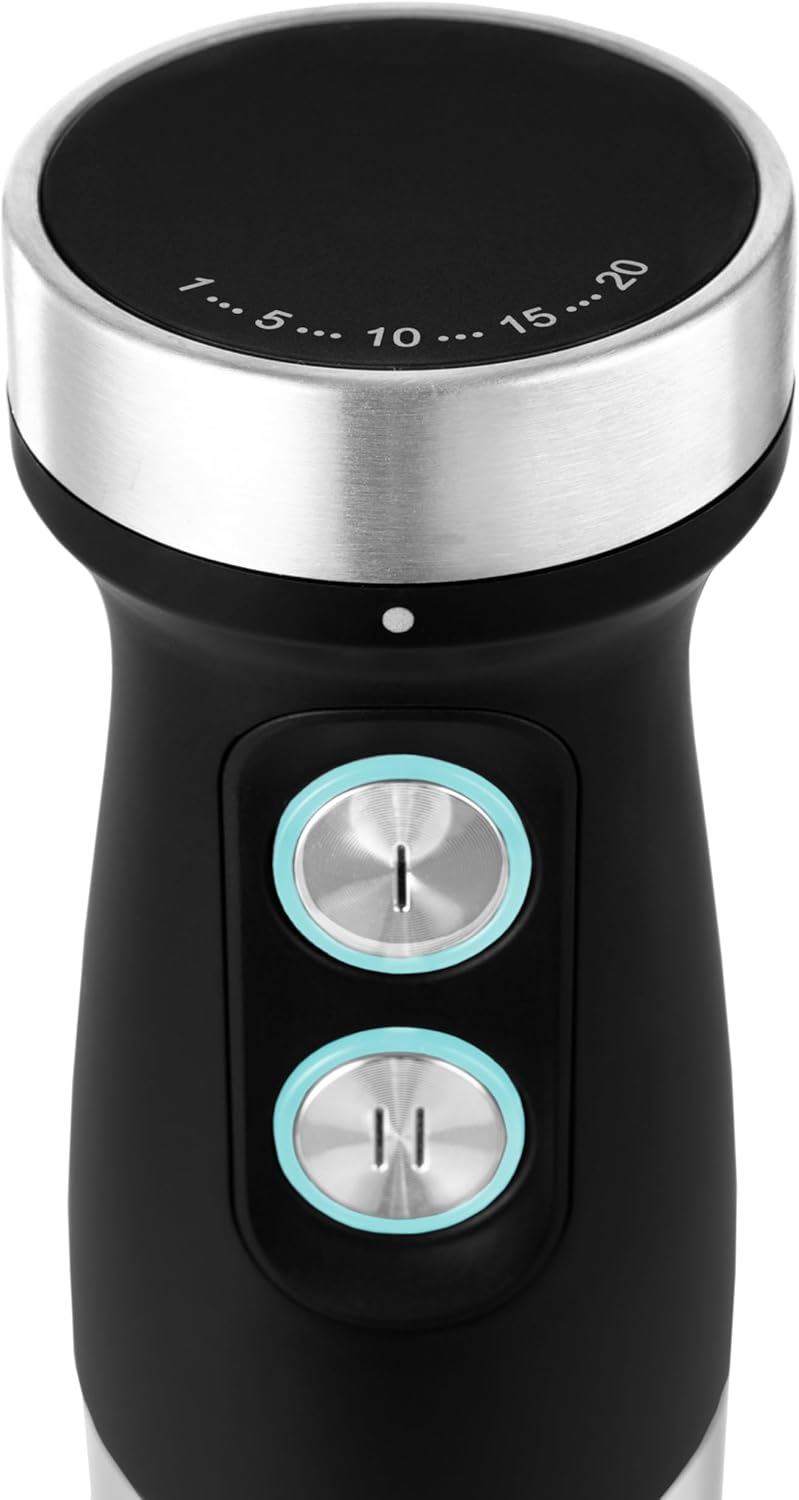 GASTROBACK #40972 Design Power Stabmixer Set 5-in-1, Silber, Schwarz