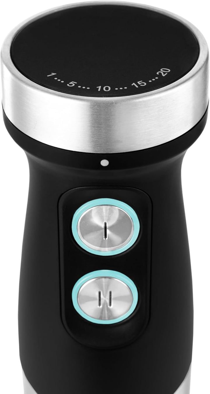 GASTROBACK #40972 Design Power Stabmixer Set 5-in-1, Silber, Schwarz