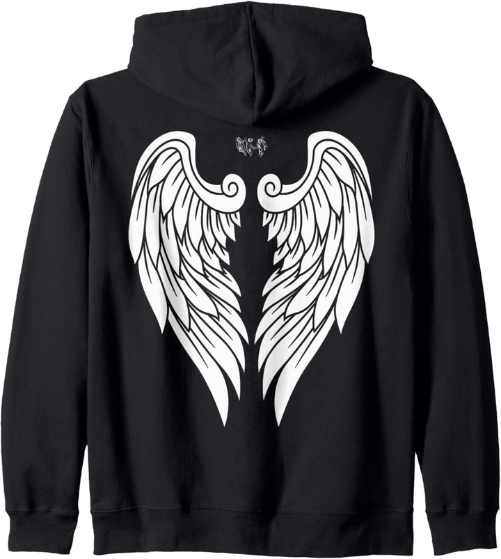 Zurück Engel White Wings Kapuzenjacke