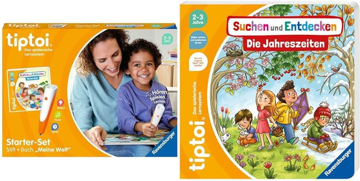 Ravensburger tiptoi Starter-Set 00112 - Stift und Bilderbuch Suchen und Entdecken Meine Welt - Lerns