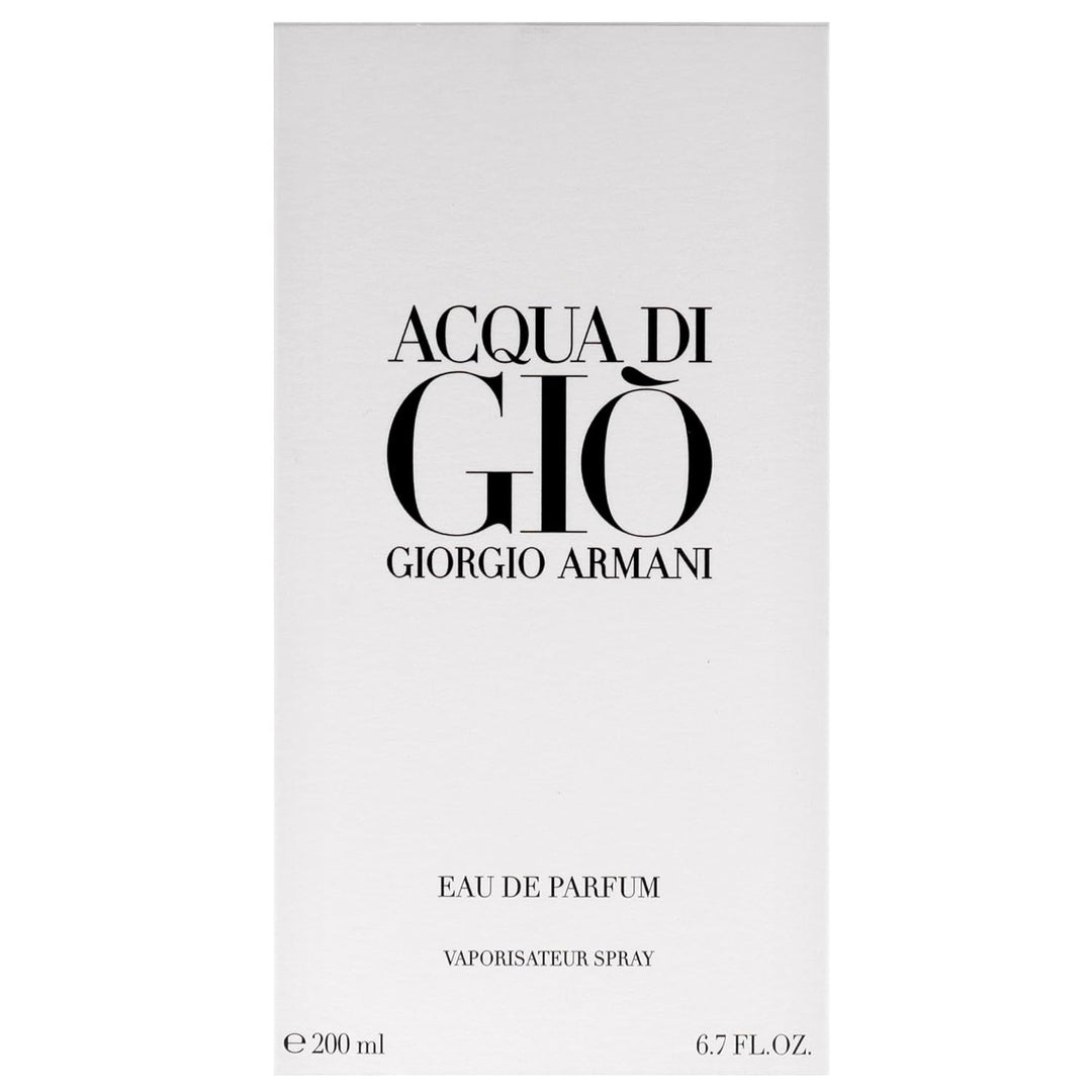 GIORGIO ARMANI, Acqua di Gio Pour Homme, Eau de Parfum, Refillable, Herrenduft, 200 ml
