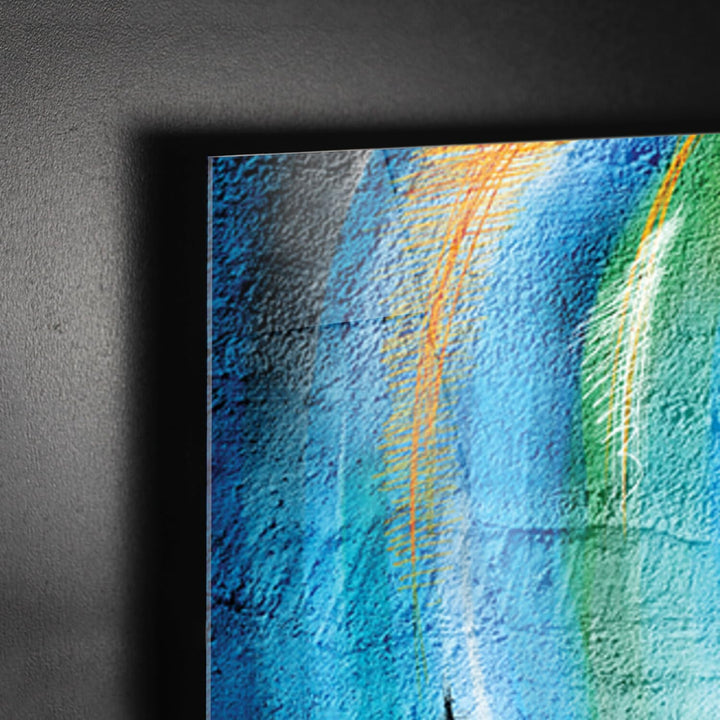 Giallobus - Gemälde - 15 - Religiöses Bild - Umarmung Mariens - Acrylglas - 100x50 - Bereit zum Aufh